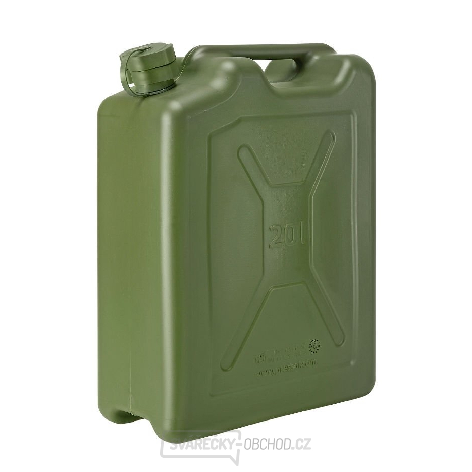 Plastový kanystr 20 l s výtokovým nástavcem na PHM PRESSOL 21 127 950