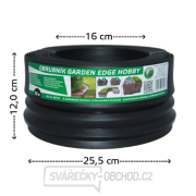 Zahradní obrubník GARDEN EDGE HOBBY 10 m černý LG1588 náhled