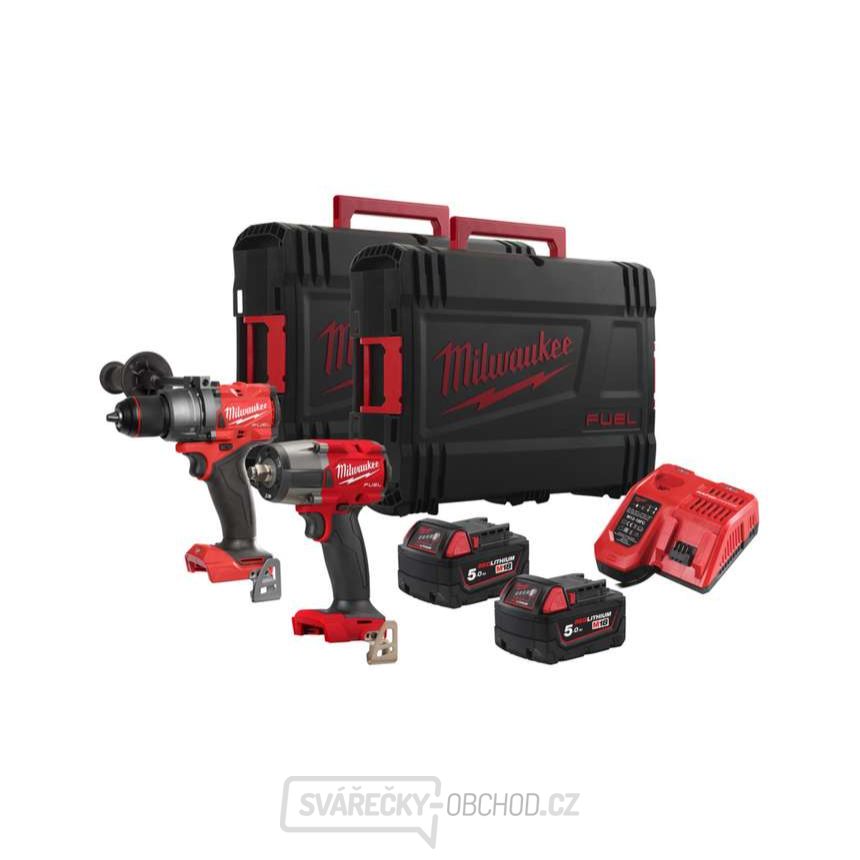 Sada aku nářadí Milwaukee M18FPP2F3-502X, 4933492518