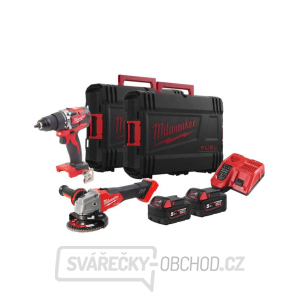 Sada aku nářadí Milwaukee M18FPP2BG-502X, 4933492522 Sada aku nářadí Milwaukee M18FPP2BG-502X, 4933492522