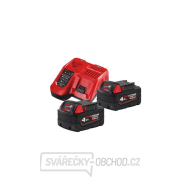 Aku nabíjecí sada Milwaukee M18 NRG-402, 2x Akumulátor M18 B4 + Aku nabíječka M12-18 FC, 4933459215 Náhled