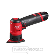 Aku subkompaktní bodová vibrační bruska Milwaukee M12 FDSS-422X, 4933479681 Náhled