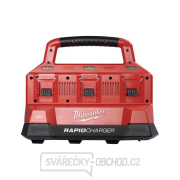 Aku nabíječka Milwaukee M18 PC6, rychlonabíječka, slot 6x M18, USB port, PACKOUT, 4932480162 Náhled