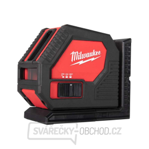 Zelený křížový laser Milwaukee na alkalické baterie CLL-C 4933478753 gallery main image