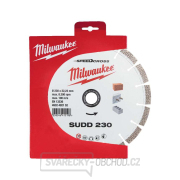 Diamantový rozbrušovací kotouč Milwaukee SUDD 230 mm - tichý Náhled