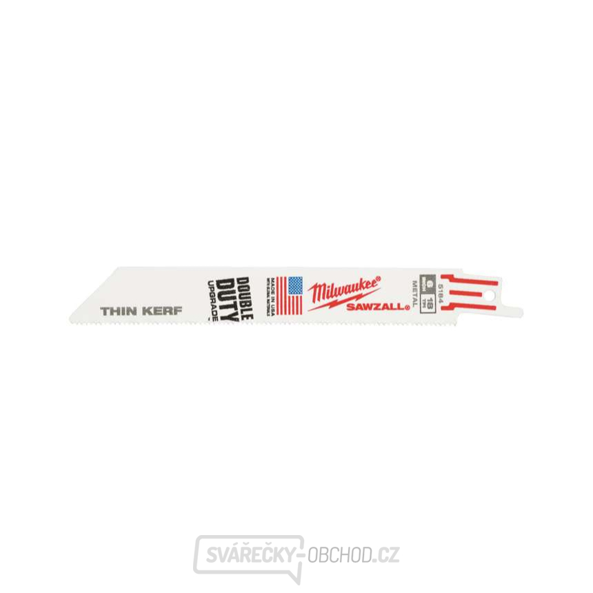 Pilové plátky Milwaukee THIN KERF SM 150 x 18 TPI (50 ks) 48016184