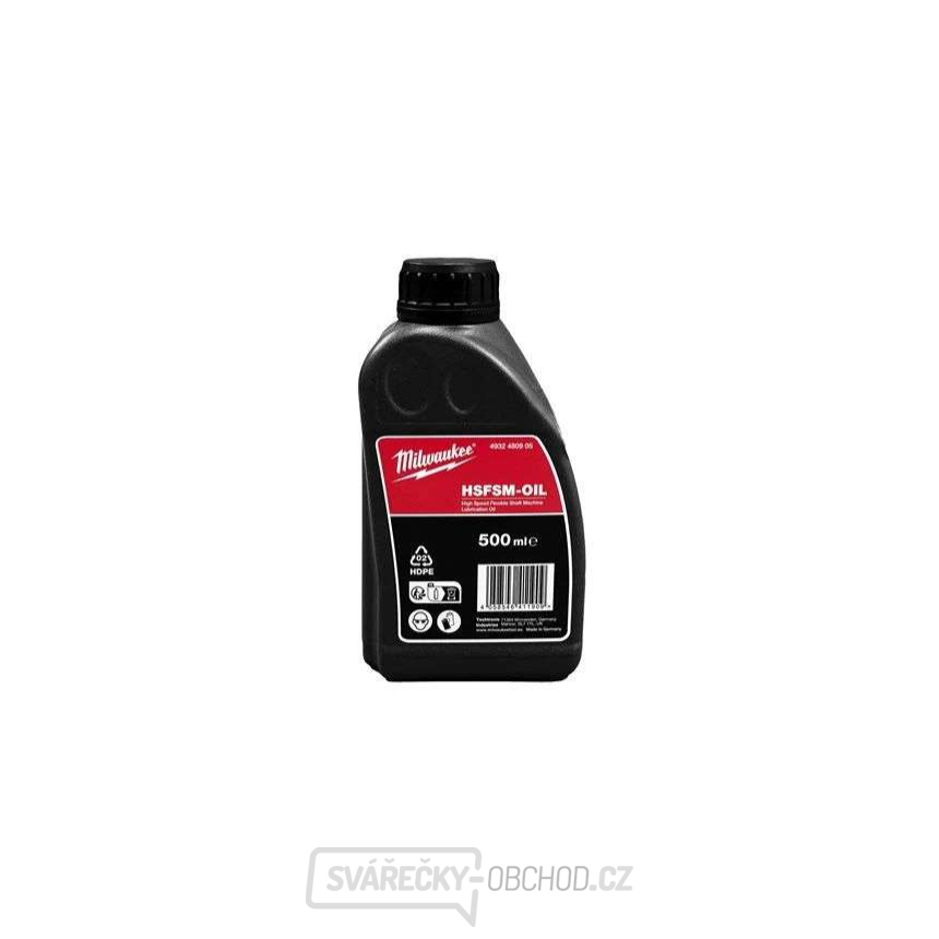 Mazivo Milwaukee HSFSM-OIL pro čistič potrubí (500 ml)