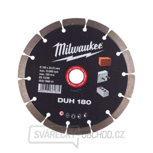 Diamantový rozbrušovací kotouč Milwaukee DUH 180 gallery main image
