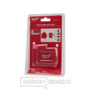 Aku adaptér Milwaukee M18 USB PS HJ2, slot M18, nabíječka USB 2.1A, napájení pro vyhřívané oblečení, 4932471597 Náhled