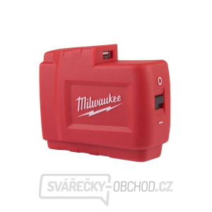 Aku adaptér Milwaukee M18 USB PS HJ2, slot M18, nabíječka USB 2.1A, napájení pro vyhřívané oblečení, 4932471597 gallery main image
