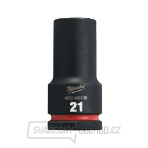 Průmyslová hlavice Milwaukee Shockwave™ Impact Duty 3/4" HEX 21 mm, dlouhá gallery main image