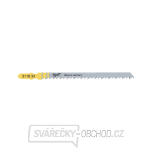 Rychlořezné pilové plátky 105 x 4 mm Milwaukee T 344 D do přímočaré pily (Dřevo a plast) Rychlořezné pilové plátky 105 x 4 mm Milwaukee T 344 D do přímočaré pily (Dřevo a plast)