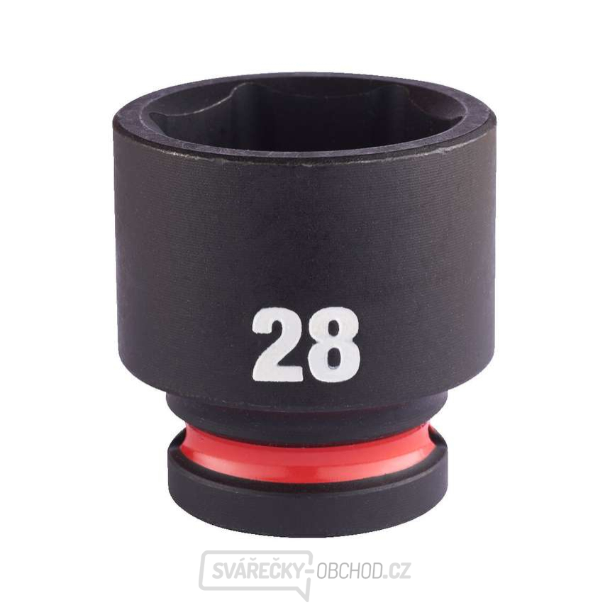 Nástrčná hlavice 1/2" Milwaukee Shockwave™ Impact Duty 28 mm, rázová, krátká