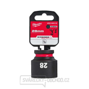 Nástrčná hlavice 1/2" Milwaukee Shockwave™ Impact Duty 28 mm, rázová, krátká Náhled