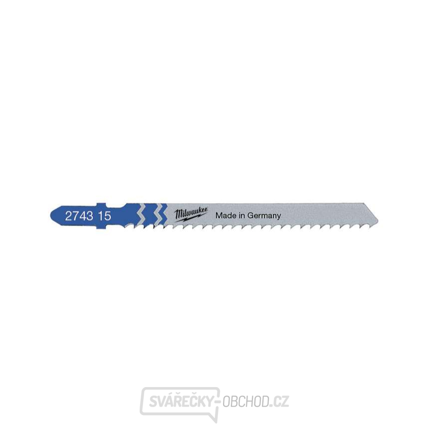 Pilové plátky 75 x 3 mm Milwaukee T 127 D do přímočaré pily pro speciální aplikace (Kov)