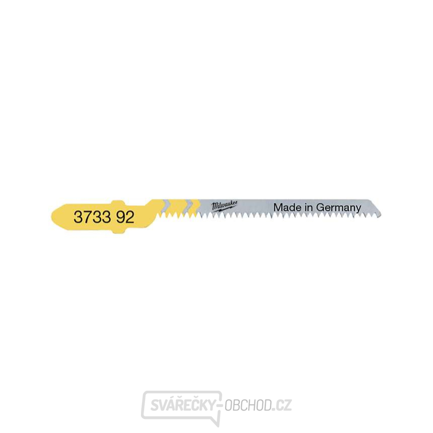 Pilové plátky 50 x 1,35 mm Milwaukee T 101 A0 pro tvarové vyřezávání do přímočaré pily (Dřevo a plast)