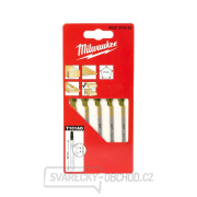 Pilové plátky 50 x 1,35 mm Milwaukee T 101 A0 pro tvarové vyřezávání do přímočaré pily (Dřevo a plast) Náhled
