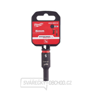 Průmyslová hlavice Shockwave 1/4" 5 mm Milwaukee 4932480253, dlouhá Náhled