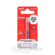 Šroubovací bit 1/4 Milwaukee Shockwave Torx TX 40 x 50 mm - 1 ks Náhled