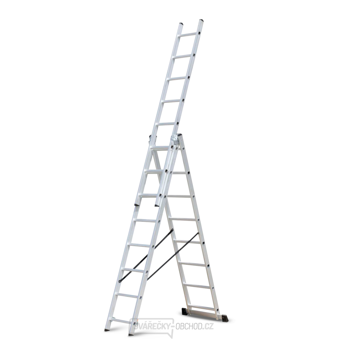 žebřík hliníkový třídilný 3x11 Procraft PLA3.704 | PLA3.704