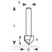 IGM M115 Fréza na V-drážku - 90° D12,7x12,7 L53 S=8 HW Náhled