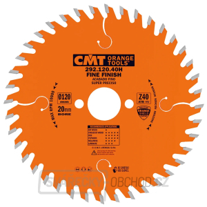 CMT Orange Pilový kotouč pro elektronářadí, finální řez - D180x2,6 d20 Z40 HW CMT Orange Pilový kotouč pro elektronářadí, finální řez - D180x2,6 d20 Z40 HW gallery main image