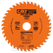 CMT Orange Pilový kotouč pro elektronářadí, finální řez - D184x2,6 d16 Z40 HW CMT Orange Pilový kotouč pro elektronářadí, finální řez - D184x2,6 d16 Z40 HW gallery main image