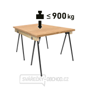 Koza stavební skládací 1kus, nosnost 450kg, výška 76,5cm náhled