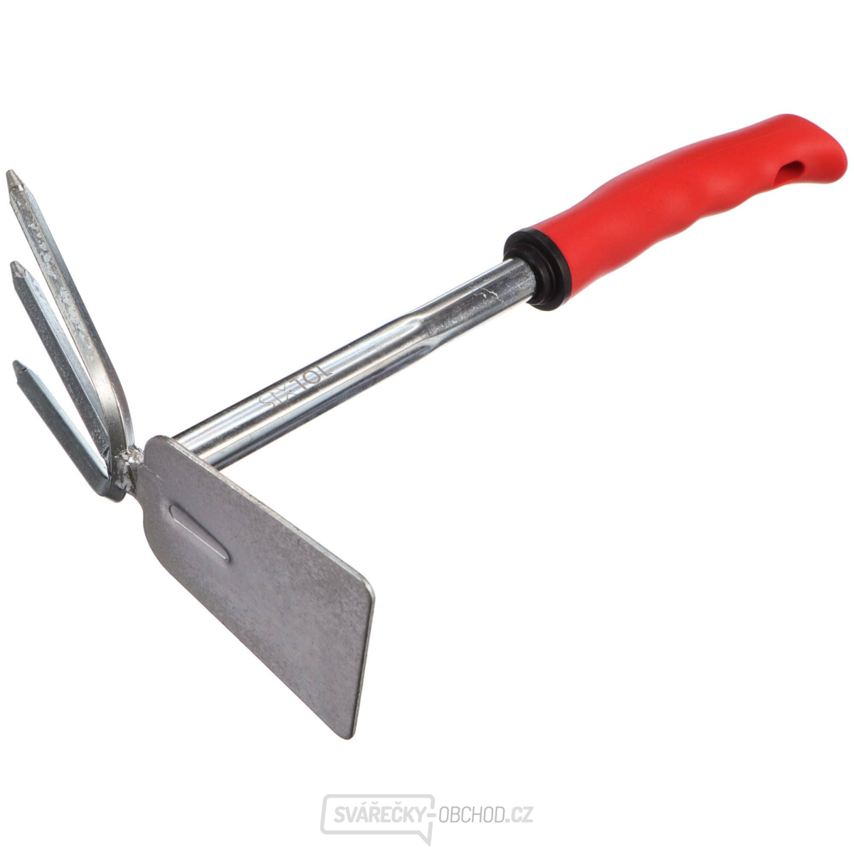 Zahradní motyčka s kypřičem, délka 290 mm, ergonomická rukojeť SIXTOL