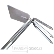 Zahradní motyčka s kypřičem, délka 290 mm, ergonomická rukojeť SIXTOL náhled