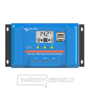 Solární regulátor PWM Victron Energy 20A  LCD a USB 12V/24V Solární regulátor PWM Victron Energy 20A  LCD a USB 12V/24V gallery main image