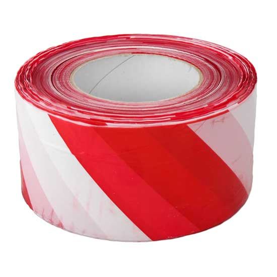 Výstražná páska 70mm/500m - červeno/bílá G200/15