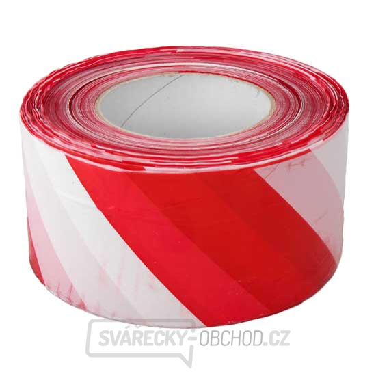 Výstražná páska 70mm/500m - červeno/bílá