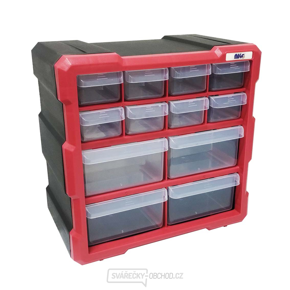 Skříňka plastová 8+4 šuplíky