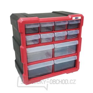 Skříňka plastová 8+4 šuplíky Skříňka plastová 8+4 šuplíky gallery main image