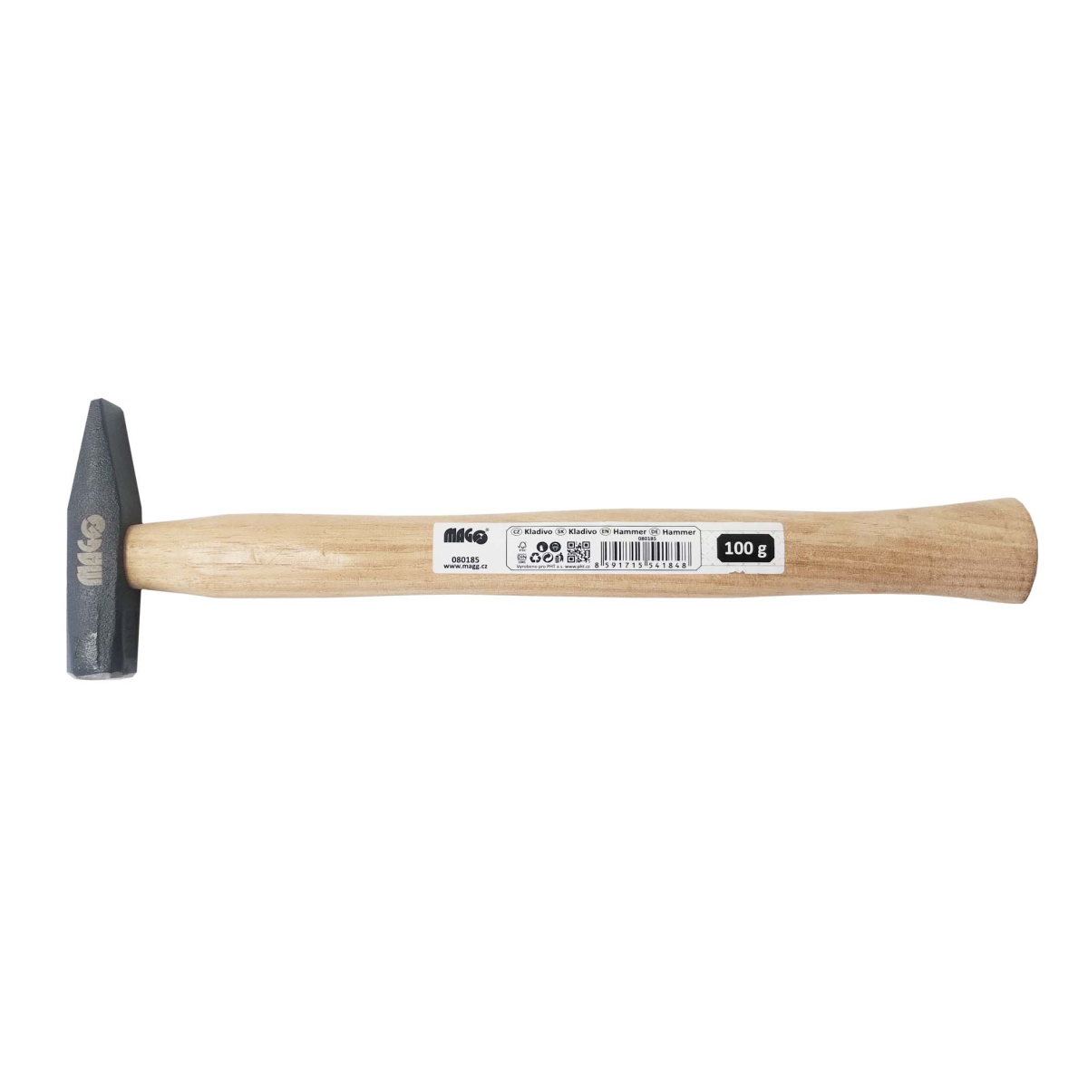 Magg Kladivo 100 g, dřevěná rukojeť HICKORY 080185