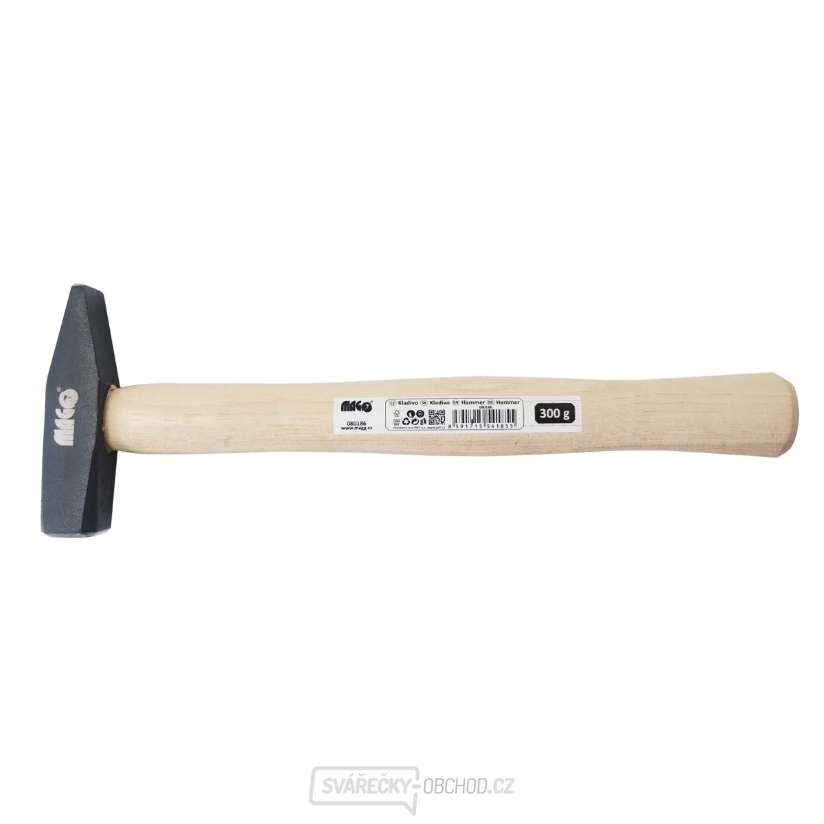 Kladivo 300 g, dřevěná rukojeť HICKORY