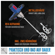 Míchač stavebních směsí GRW 1814.1 Míchač stavebních směsí GRW 1814.1 náhled