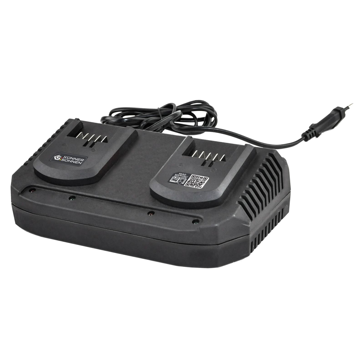 Dvouportová rychlonabíječka pro 20V lithiumovou baterii Könner & Söhnen KS C35A-2 13388