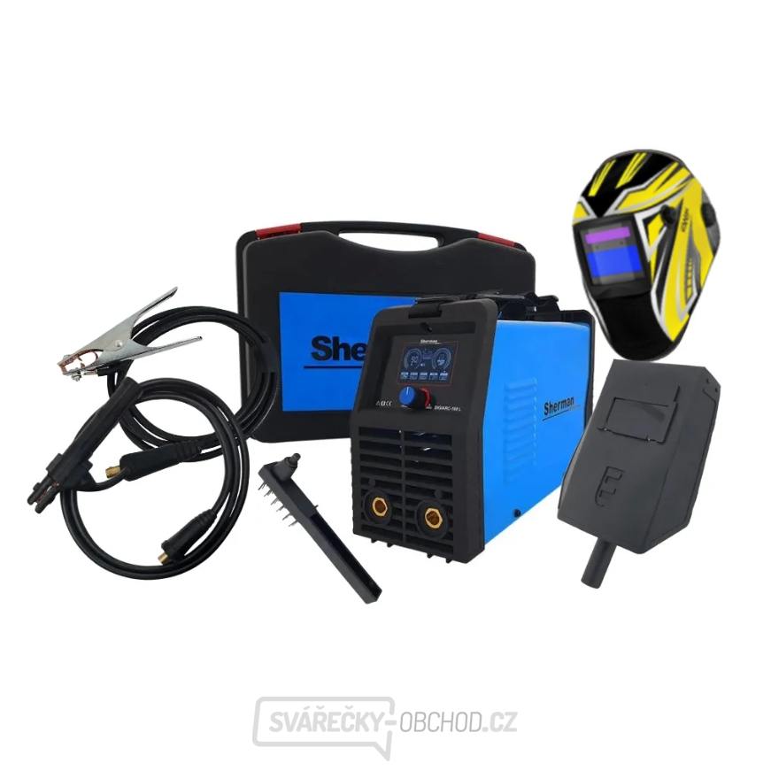 Invertorová Svářečka DIGIARC 160 LCD + kabely + kukla KWX3