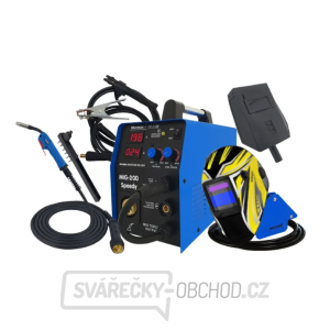 Sherman MIG 200 Speedy + hořák + kabely + magnet + kukla KWX3 Sherman MIG 200 Speedy + hořák + kabely + magnet + kukla KWX3 gallery main image