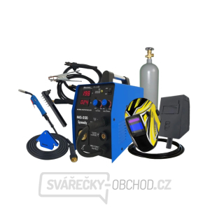 Sherman MIG 200 Speedy + hořák + kabely + magnet + kukla KWX3 + plná Lahev CO2 Sherman MIG 200 Speedy + hořák + kabely + magnet + kukla KWX3 + plná Lahev CO2 gallery main image