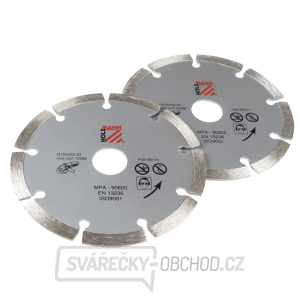 Diamantový řezný kotouč segmentový (2ks) 125x7 mm - WS125DTS Diamantový řezný kotouč segmentový (2ks) 125x7 mm - WS125DTS gallery main image