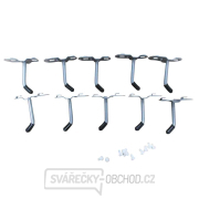 Jednoduchý hák pro perforovanou stěnu (10 Ks) - WESS13HOOK Jednoduchý hák pro perforovanou stěnu (10 Ks) - WESS13HOOK gallery main image