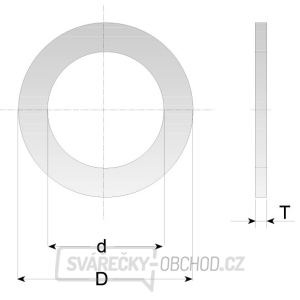 CMT Redukční kroužek pro pilové kotouče - D30 d18 t1,4 gallery main image