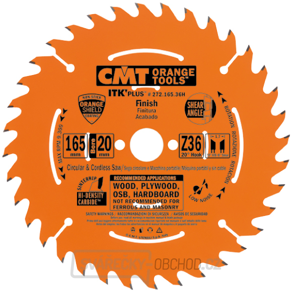 CMT ITK Ultra tenký kotouč univerzální - D136x1,5 d20(+10) Z18 HW