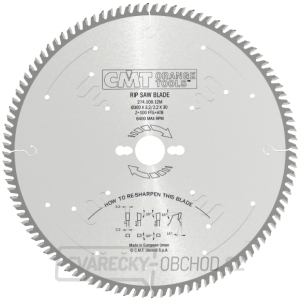 CMT XTreme Pilový kotouč pro příčné finální řezy - D250x3,2x30 Z80 HW CMT XTreme Pilový kotouč pro příčné finální řezy - D250x3,2x30 Z80 HW gallery main image