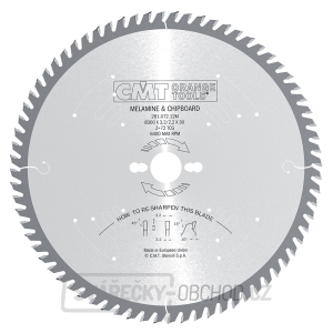 CMT Industrial Pilový kotouč na lamino a DTD - D160x2,2 d20 Z48 HW CMT Industrial Pilový kotouč na lamino a DTD - D160x2,2 d20 Z48 HW gallery main image