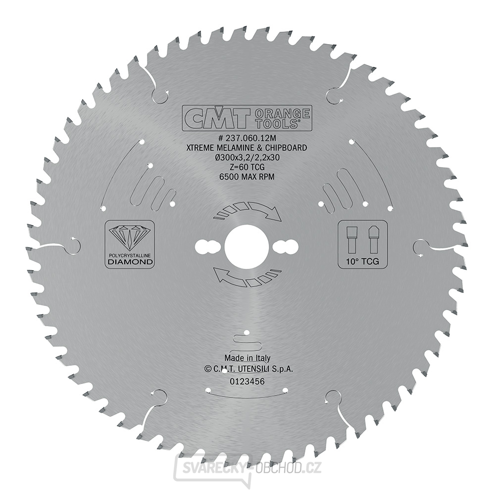 CMT Xtreme Diamantový kotouč na lamino a DTD - D300x3,2 d30 Z60