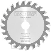 CMT Předřezový kotouč kónický - D125x3,1-4,2 d22 Z24 HW CMT Předřezový kotouč kónický - D125x3,1-4,2 d22 Z24 HW gallery main image